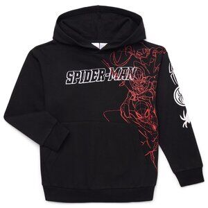 Spider-Man Boys Hoodie Sweatshirt, Sizes Vary - New with Tag